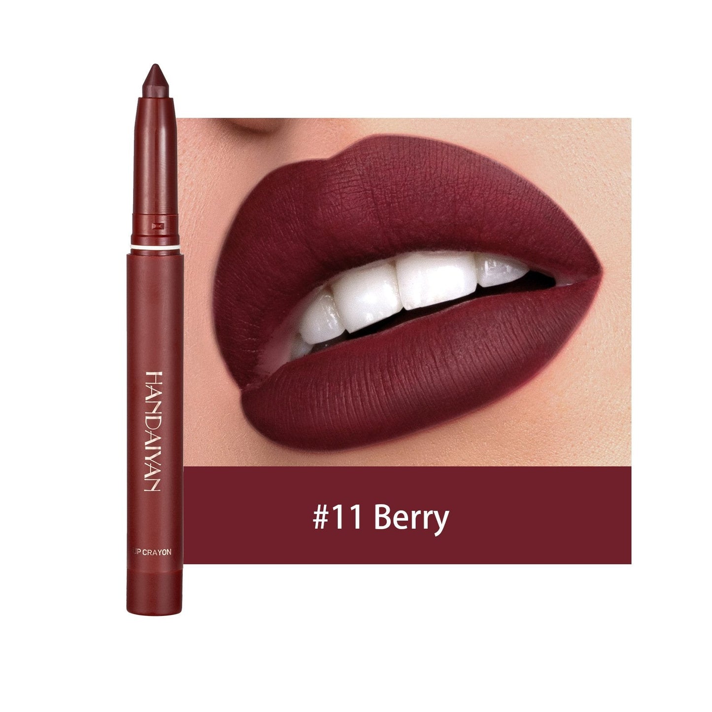 🔥HOT SALE NOW💋Rotating Sharpenable Matte Lipstick Pencils
