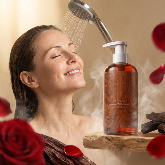 🔥Limited-time offer-Nourishing & Fragrant Rose Essential Oil Shower Gel